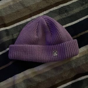 Purple Obey beanie